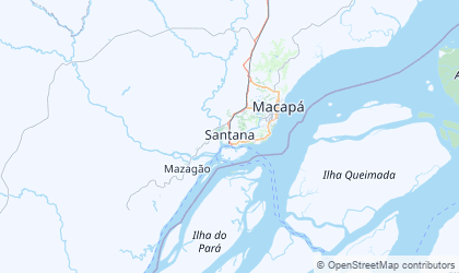 Map of Amapá