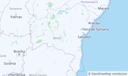 Map of Bahia