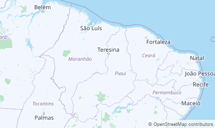 Map of Piauí