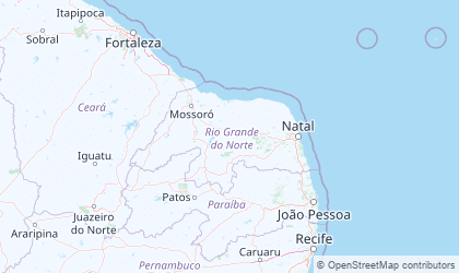 Map of Rio Grande do Norte