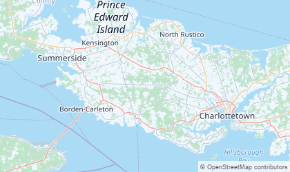 Map of Prince Edward Island