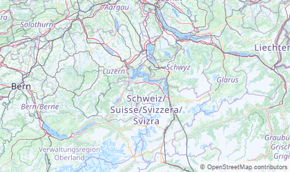Map of Central Switzerland