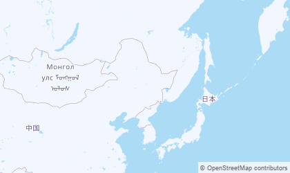 Map of Northeast China (Dōngběi)