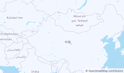 Map of Northwest China (Xīběi)