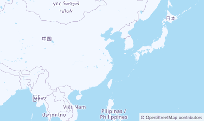 Map of East China (Huádōng)