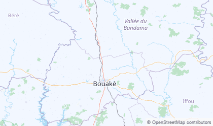 Map of Vallée du Bandama