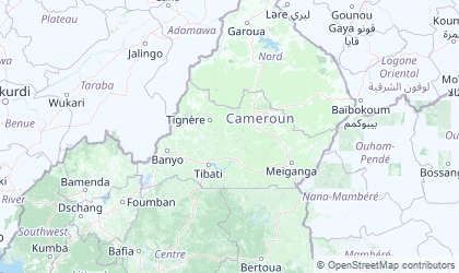 Map of Adamaoua