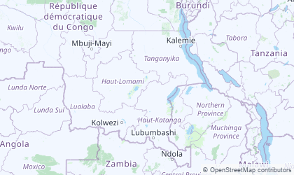 Map of Katanga