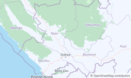 Map of Niari