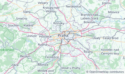 Map of Praha