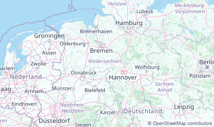 Map of Lower-Saxony