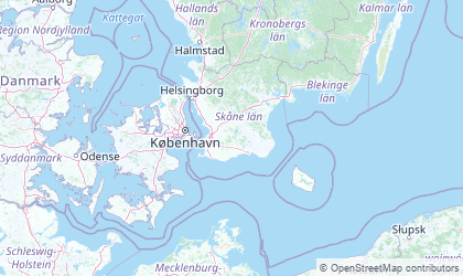 Map of Hovedstaden