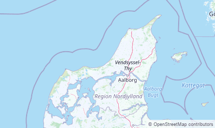 Map of North Denmark