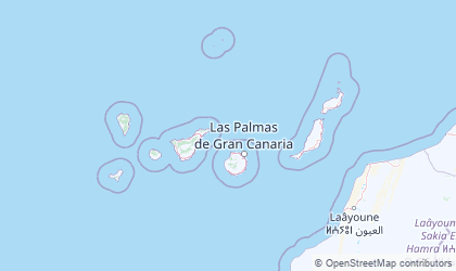 Map of Canary Islands