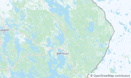 Map of North Karelia