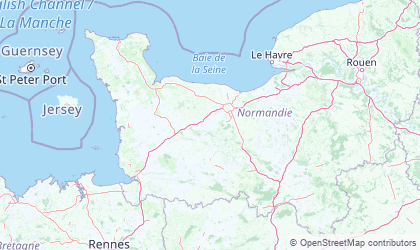 Map of Basse-Normandy