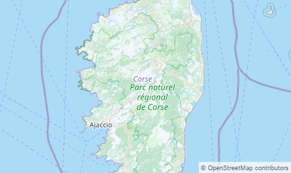 Map of Corsica