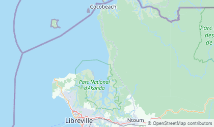 Map of Estuaire