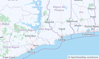 Map of Volta