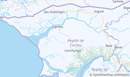 Map of Cacheu