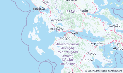 Map of West Greece
