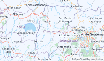Map of Chimaltenango