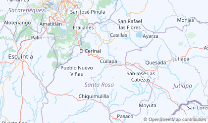 Map of Santa Rosa