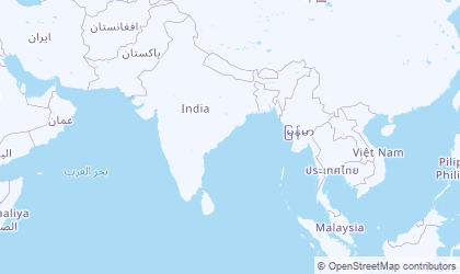 Map of Southern India