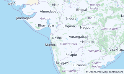 Map of Western India