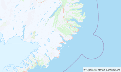 Map of East Iceland