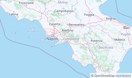 Map of Campania