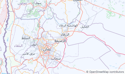 Map of Zarqa