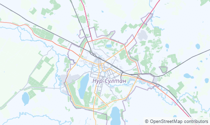 Map of Astana Qalasy