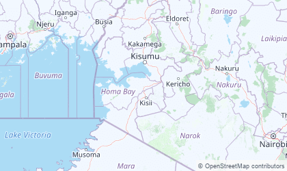 Map of Nyanza