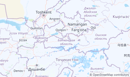 Map of Batken