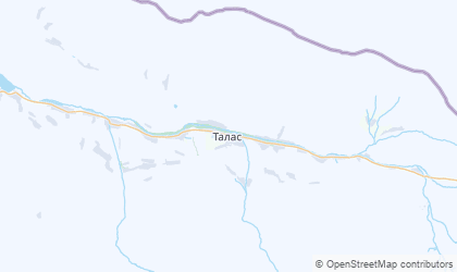 Map of Talas