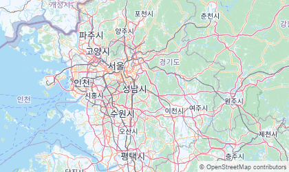 Map of Gyeonggi-do