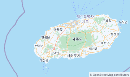 Map of Jeju-do