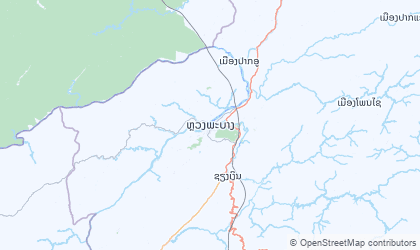Map of Louangphabang