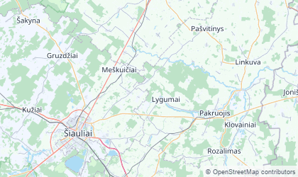 Map of Siauliu