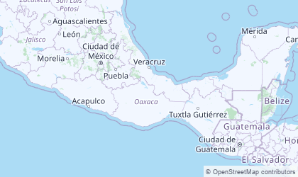 Map of Southwest Mexico