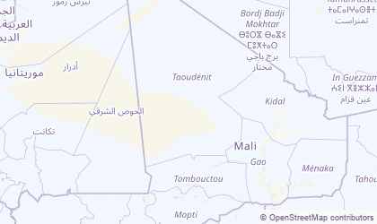 Map of Tombouctou