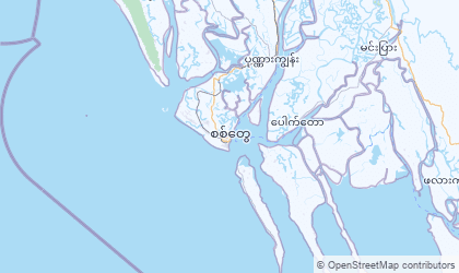 Map of Rakhine