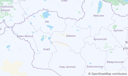 Map of Western (Altai Mountains)