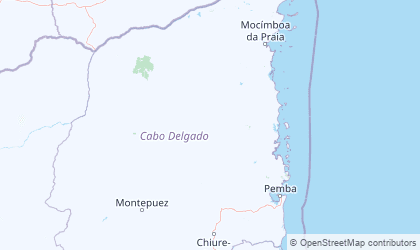 Map of Cabo Delgado