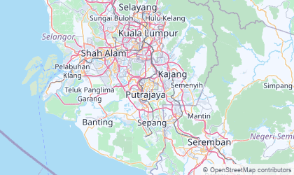 Map of Putrajaya
