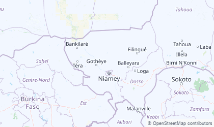 Map of Tillabéri