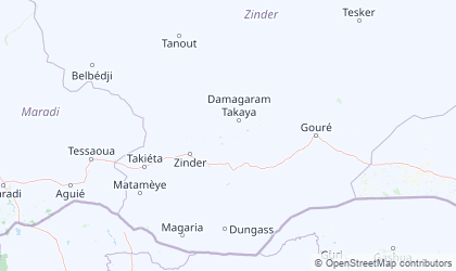 Map of Zinder