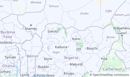 Map of North West Nigeria