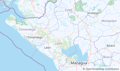 Map of León